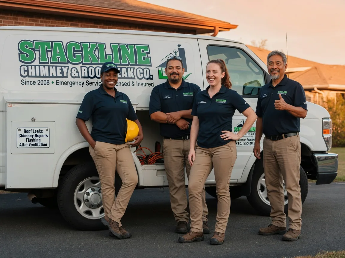 Chimney flashing repair company in White Cottage, OH